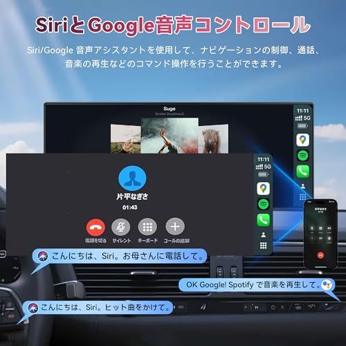 Carplay 駐車ガイドの1台3役