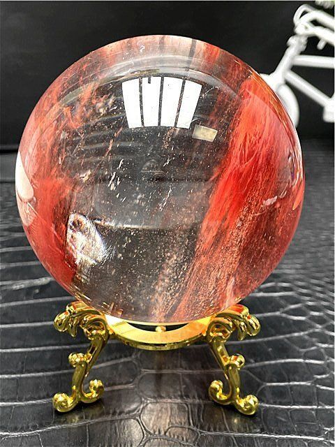 超綺麗☆赤水晶丸玉B88E1/50E20C - メルカリ