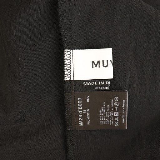 ミュベール muveil パール刺繍ブラウス 38 ブラック /ES □OS - メルカリ