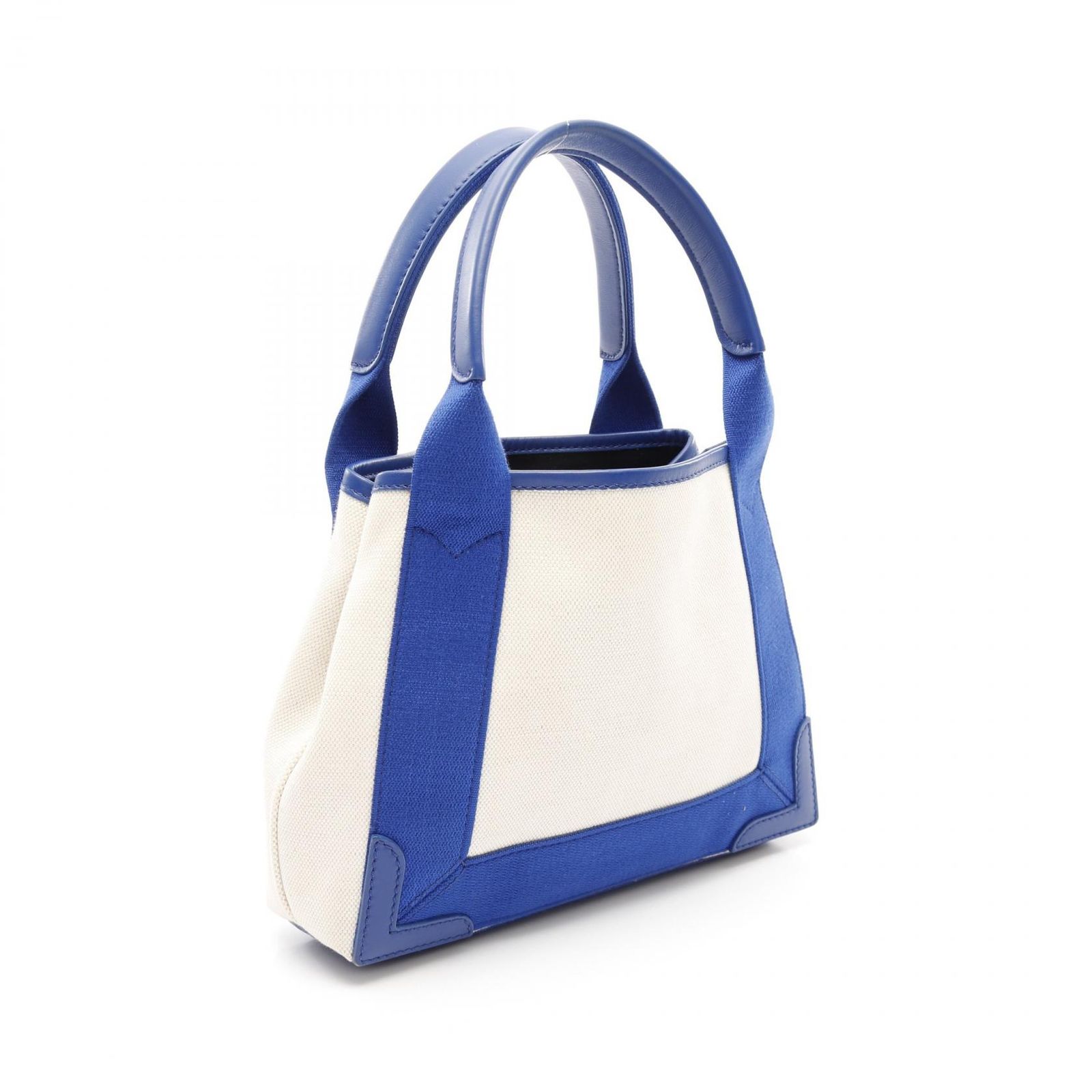 バレンシアガ BALENCIAGA ハンドバッグ ネイビーカバ XS 390346