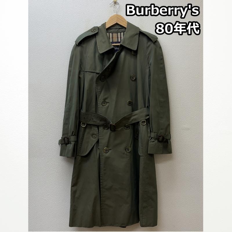 バーバリーズ 80年 イングランド製 ビンテージ 玉虫色 トレンチ コート