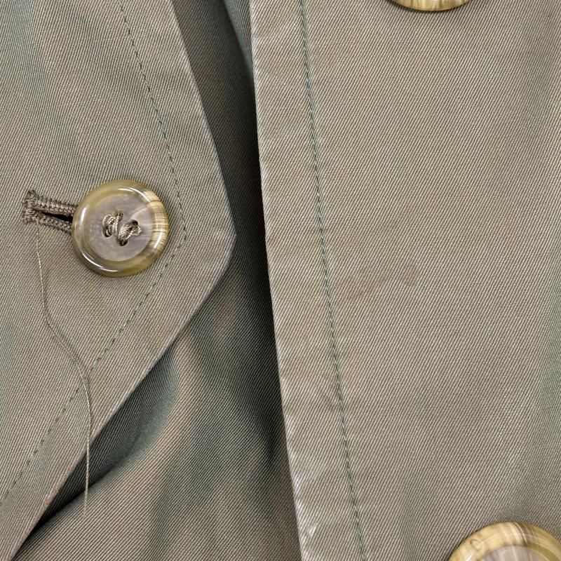 バーバリーズ 80年 イングランド製 ビンテージ 玉虫色 トレンチ コート