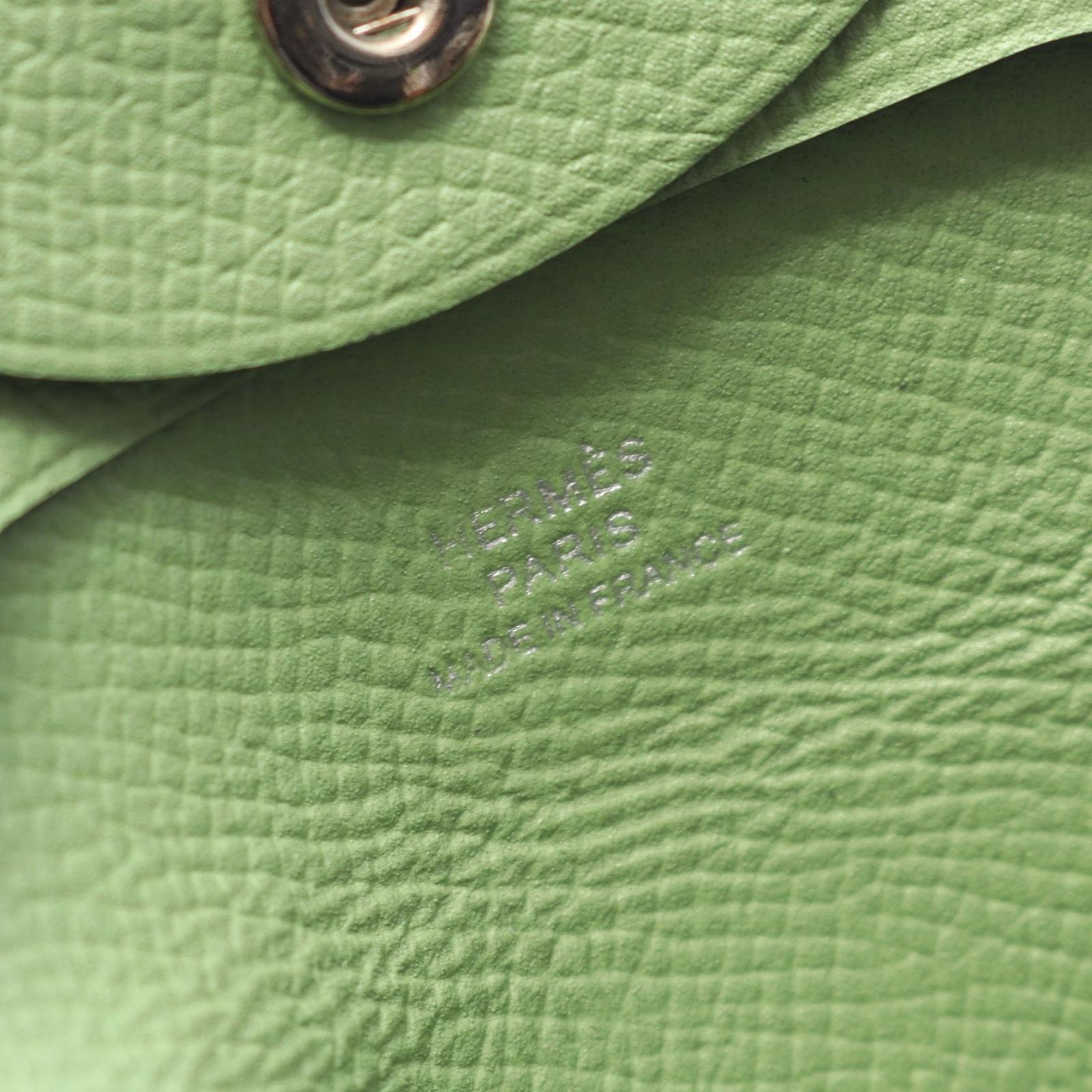 エルメス HERMES コインケース バスティア ヴェールクリケット レザー