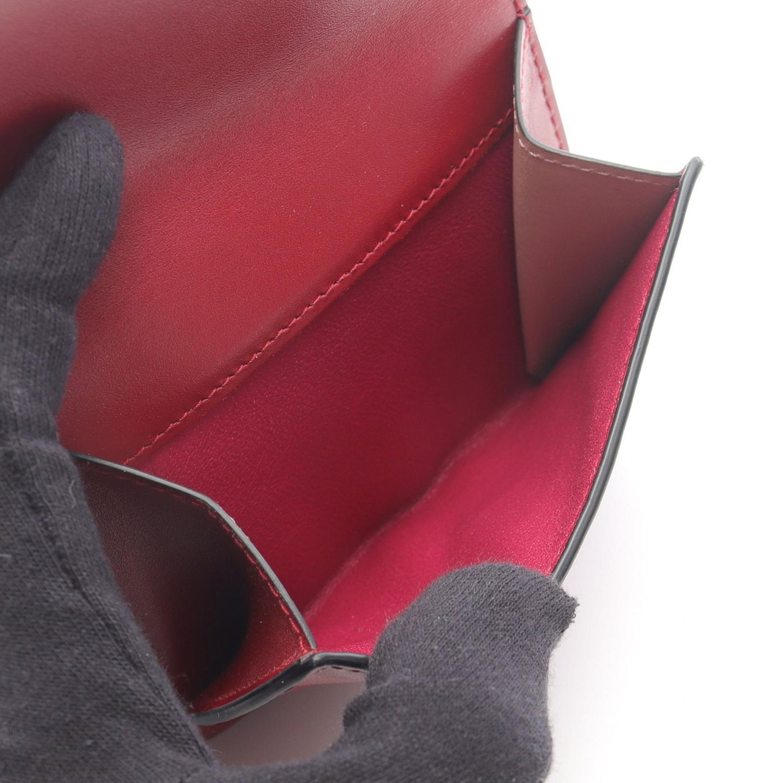 ブルガリ BVLGARI 三つ折り財布 セルペンティ フォーエバー レッド