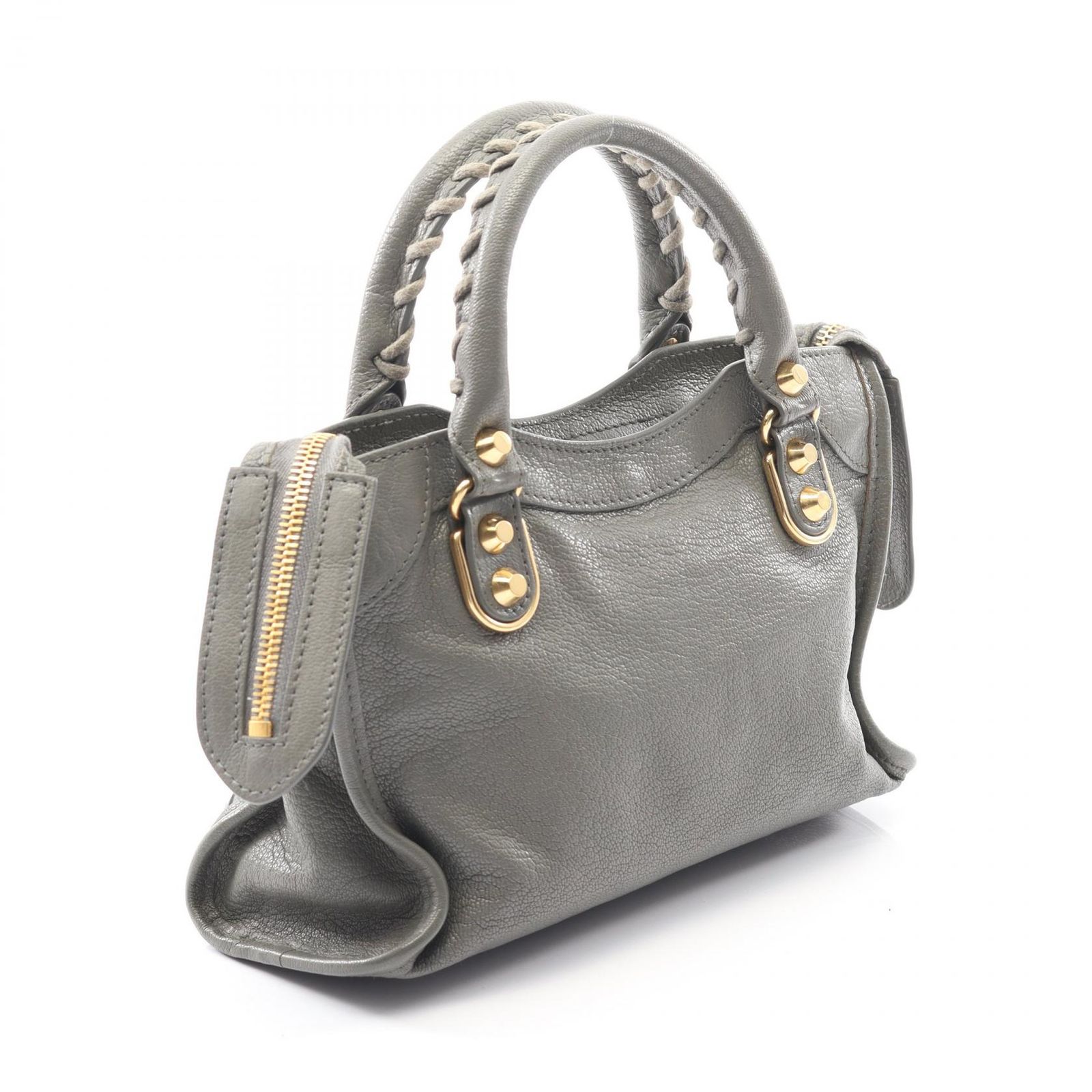 バレンシアガ BALENCIAGA ハンドバッグ クラシック メタリック エッジ