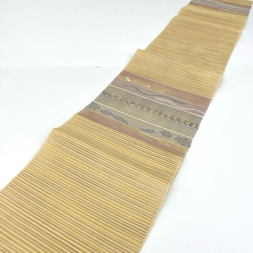 着物と帯 時流 SN 25732 s 正絹 八寸夏名古屋帯 絽綴れ 長尺