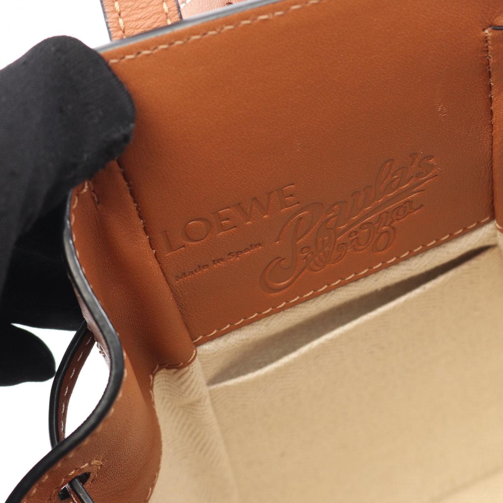 ロエベ LOEWE ハンドバッグ ハンモック ドローストリングバッグ ミニ