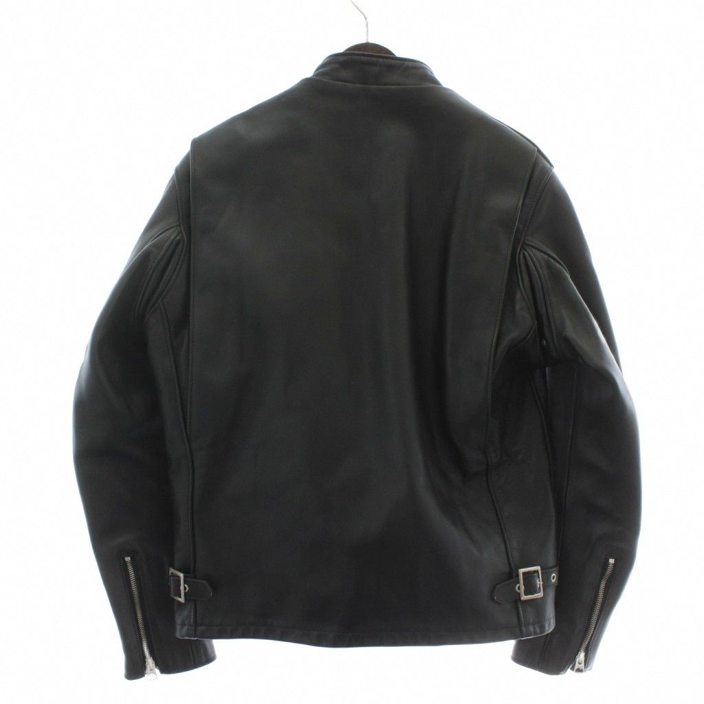 ショット arrow レザージャケット ブラック ボアライナー付属 40 近年 ショット SCHOTT 1-800-54-ARROW ライダースジャケット 革ジャン