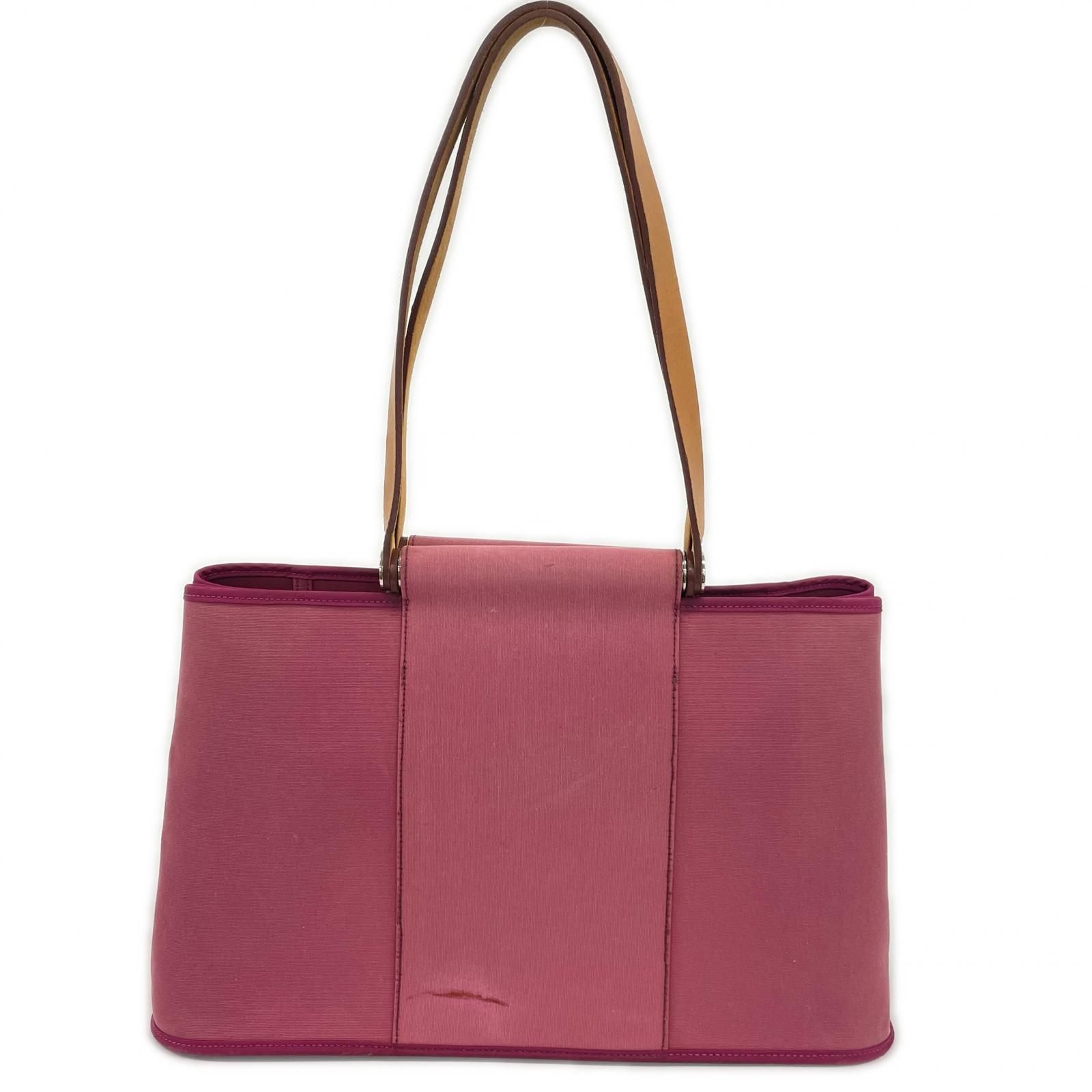HERMES エルメス カバック エラン トスカ ハンドバッグ キャンバス 