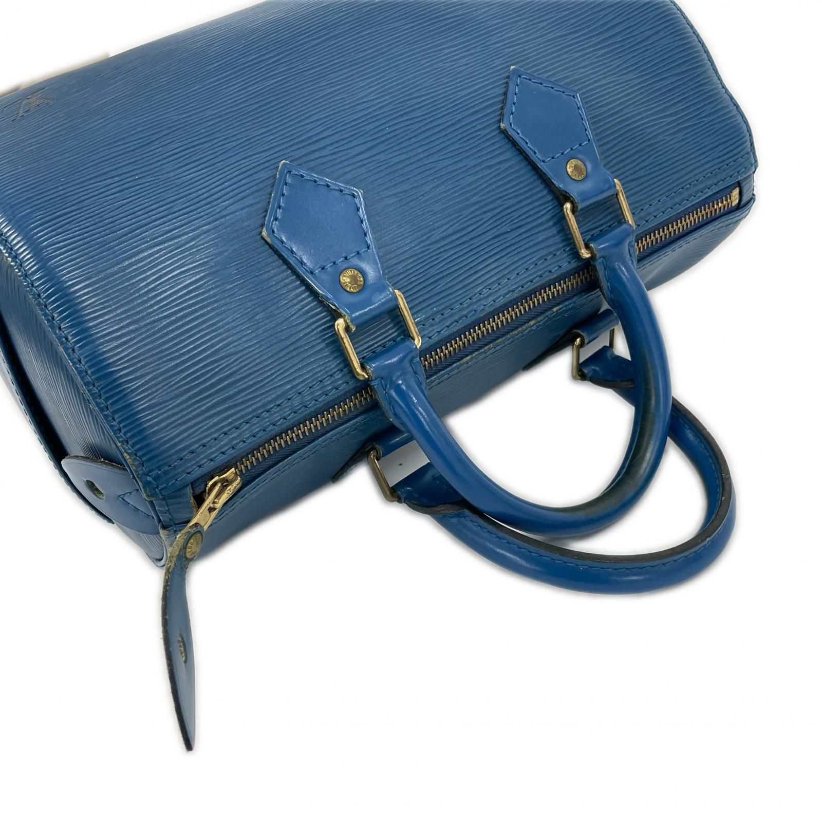 【じゅん】ルイヴィトン　エピ　スピーディ40　ハンドバッグ　トレドブルー LOUIS VUITTON ルイ・ヴィトン スピーディ トレドブルー 25 M43015