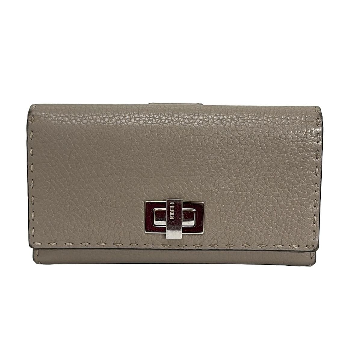 フェンディ 長財布 ピーカブー セレリア コンチネンタルウォレット グレージュ FENDI(フェンディ) 長財布 セレリア,ピーカブー 8M0308 グレーベージュ