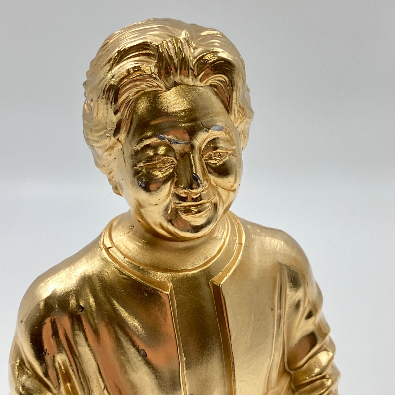 OG10 昭和天皇 ご夫妻 立像 御在位五拾年記念品 24KGP 金メッキ 像のみ