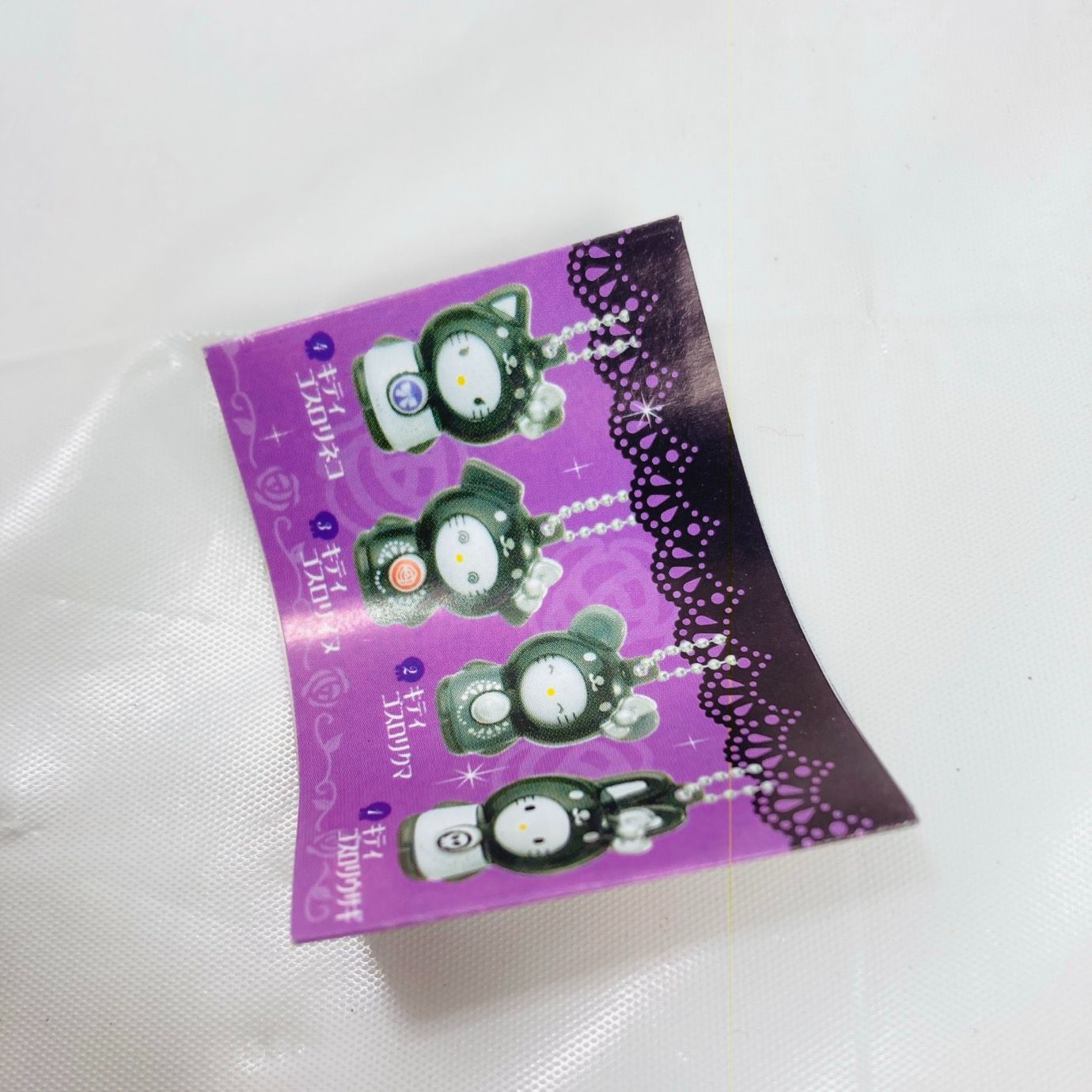 ハローキティゴスロリクルクルフェイスマスコット ハローキティ ゴスロリクルクルフェイスマスコット 7 ロリータイヌ