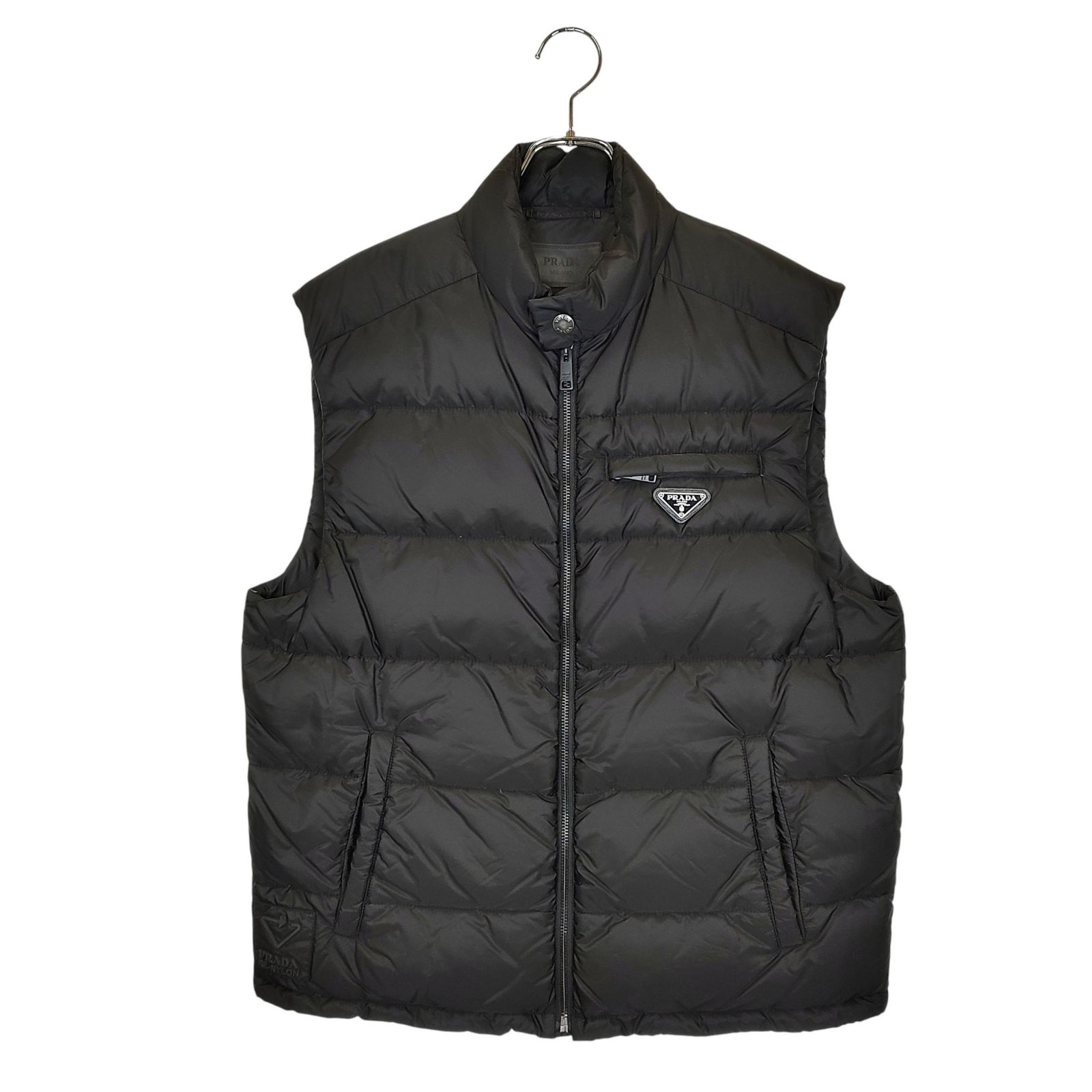 PRADA プラダ 20AW RE-NYLON トライアングルロゴ ダウンベスト SGB725