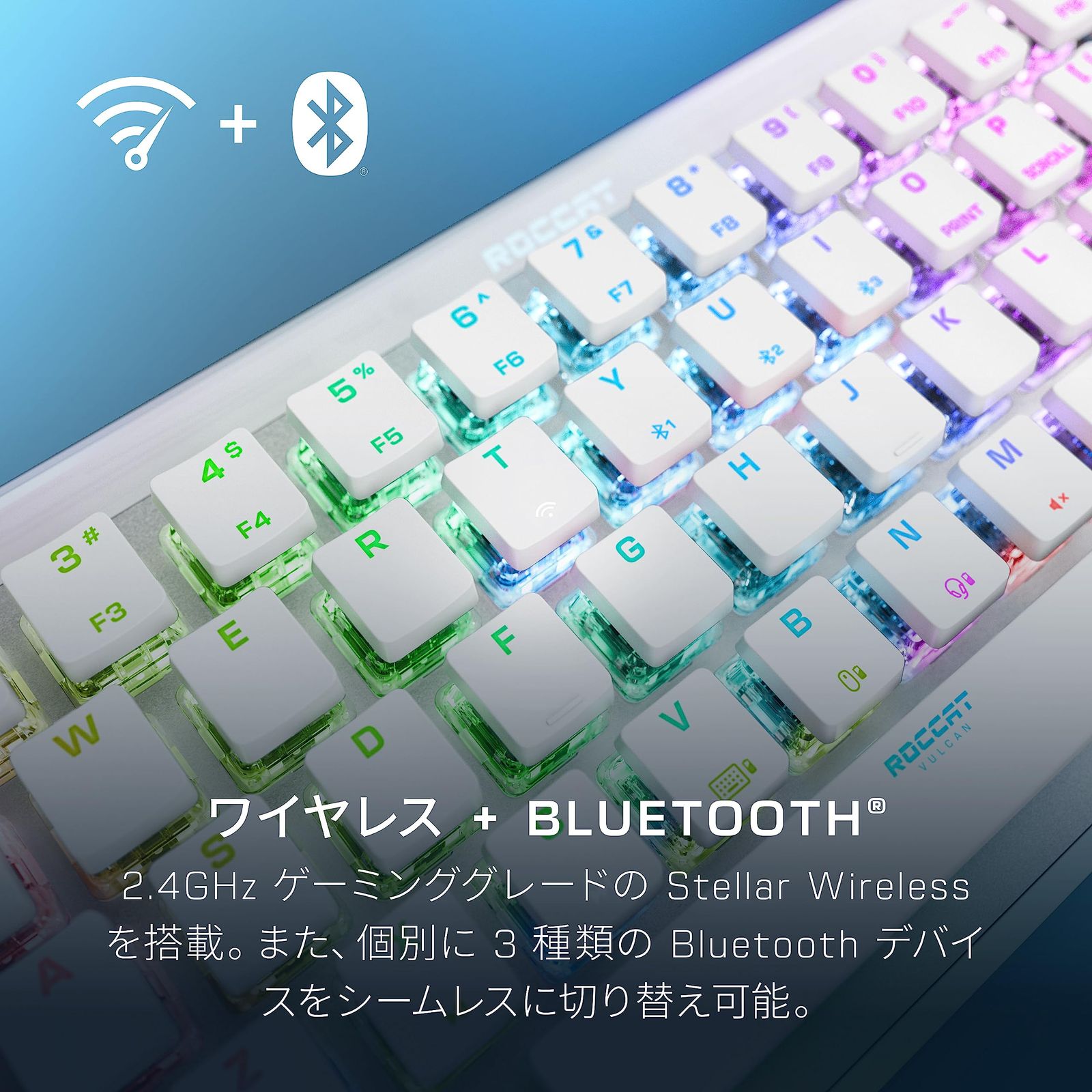ROCCAT ゲーミングキーボード Vulcan II Mini Air 日本語配列(ISO