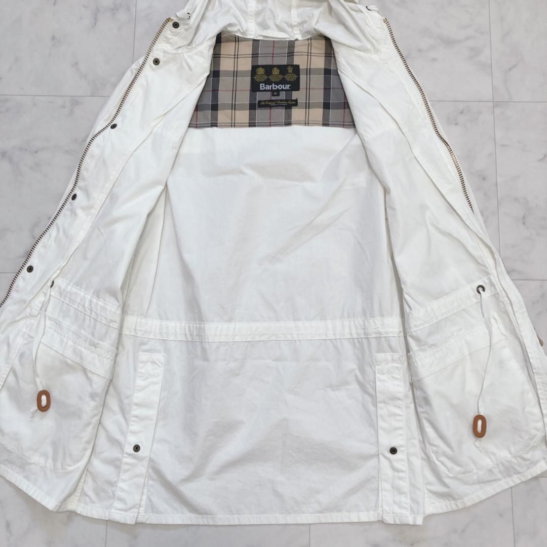 ジャケット・アウター Barbour Overdyed Durham white 36 Barbour Overdyed Durham white 36 【公式通販】