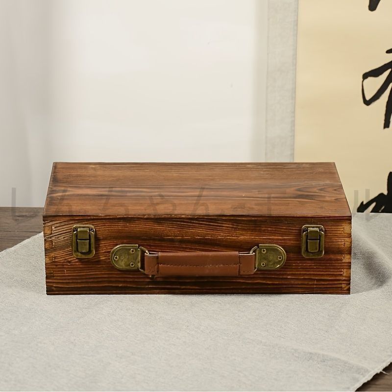 新品?未使用】 木製 収納ケース 収納箱 ヴィンテージ アンティーク 古