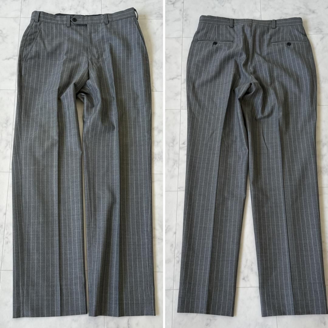 BROOKS BROTHERS ストライプ グレースーツ 2ボタン - メルカリ