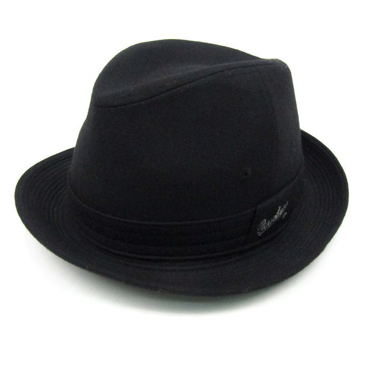 ボルサリーノ ハット 中折れ帽子 ウール 日本製 ブランド メンズ M