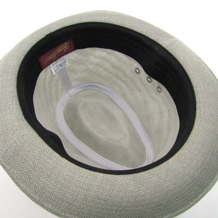 ボルサリーノ ハット 中折れ帽子 ウール混 日本製 ブランド メンズ