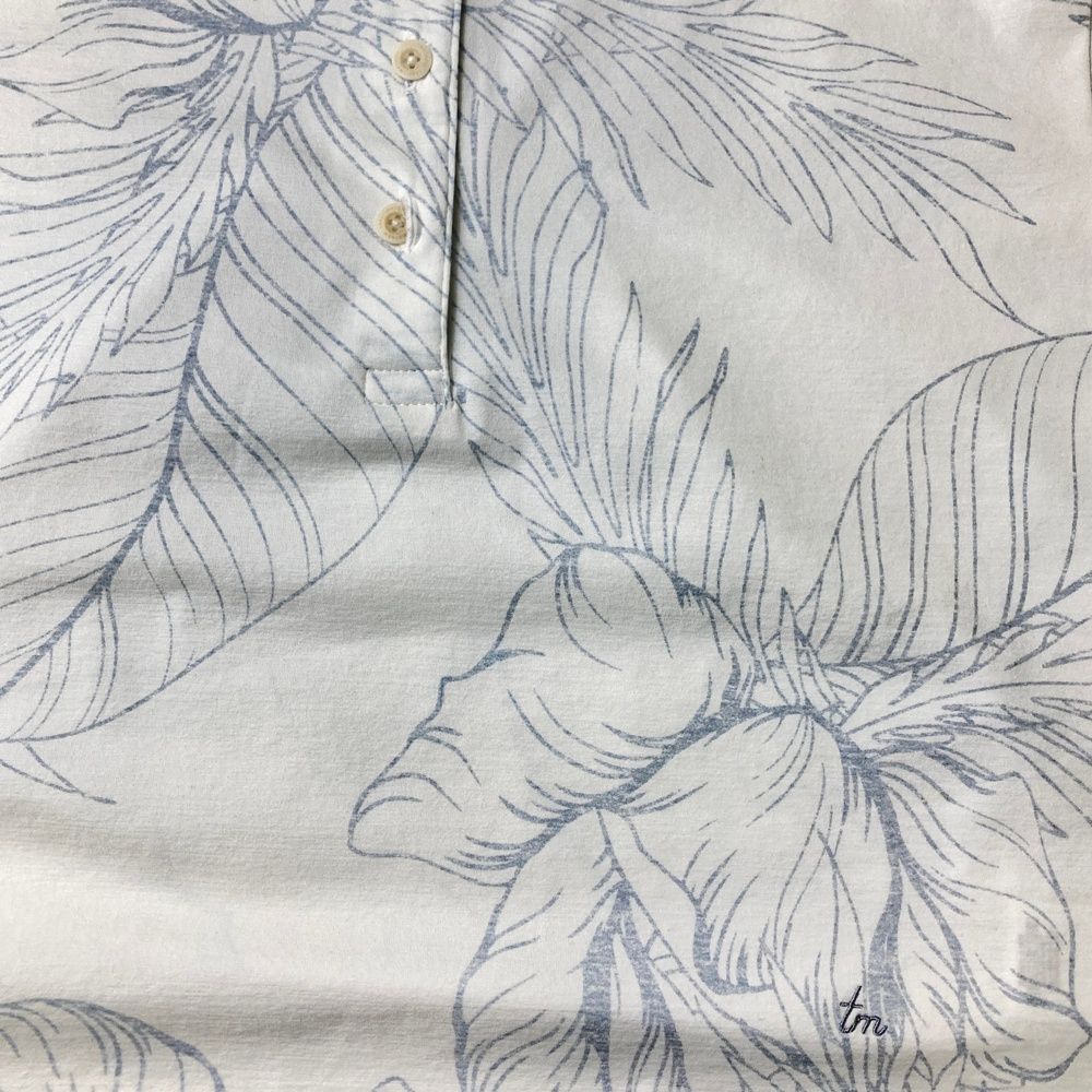 サイズ：M TRAVIS MATHEW トラビスマシュー 半袖ポロシャツ 総柄