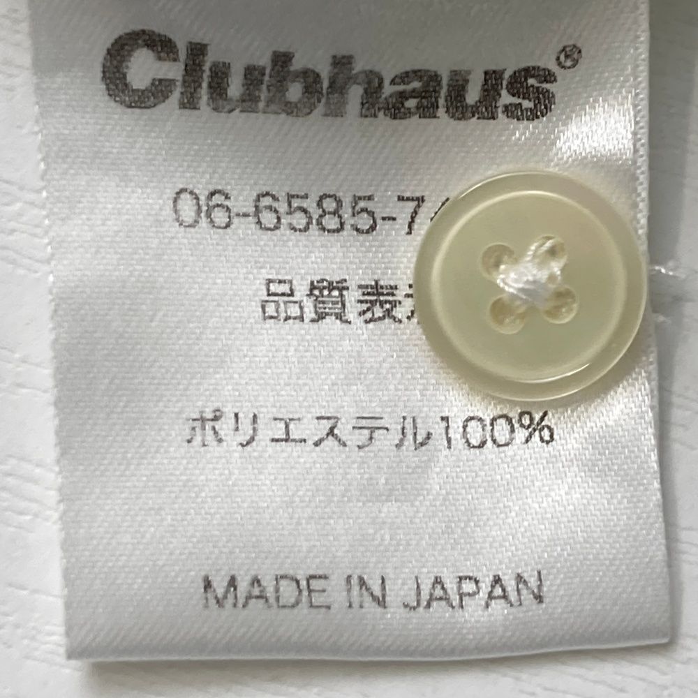 サイズ：XL CLUBHAUS クラブハウス 半袖ポロシャツ ホワイト系