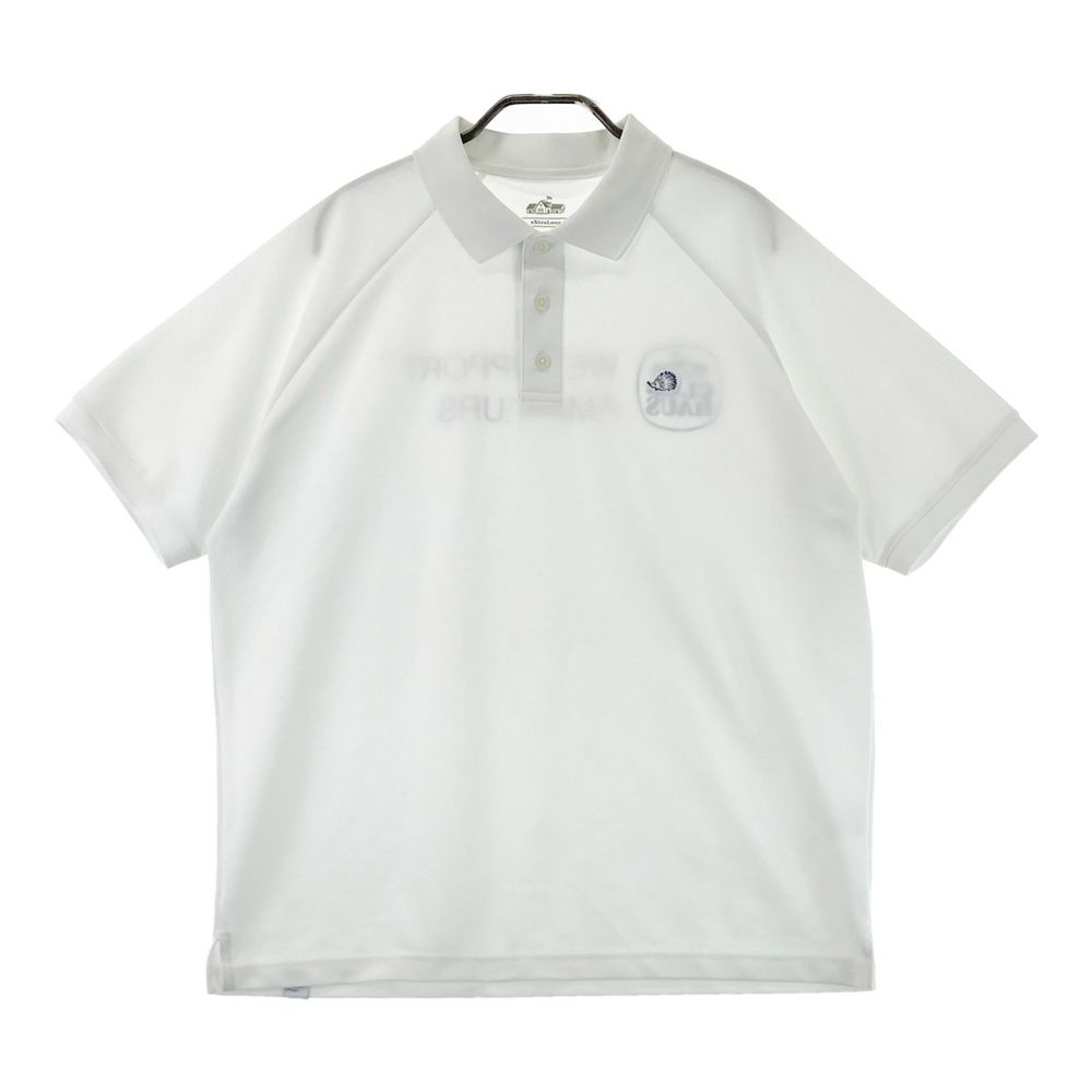 CLUBHAUSポロシャツ　ホワイト　ＸＬ　クラブハウス サイズ：XL CLUBHAUS クラブハウス 半袖ポロシャツ ホワイト系
