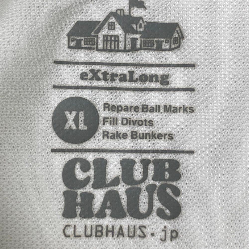 サイズ：XL CLUBHAUS クラブハウス 半袖ポロシャツ ホワイト系