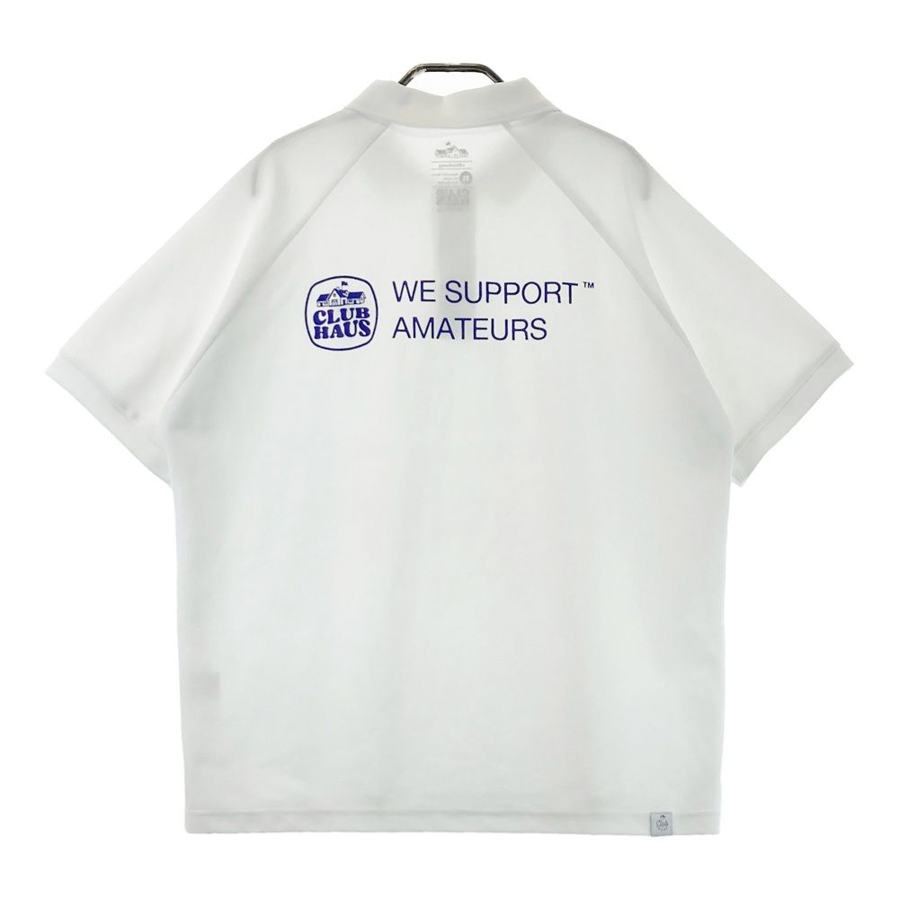CLUB HAUS ポロシャツ　XL サイズ：XL CLUBHAUS クラブハウス 半袖ポロシャツ ホワイト系