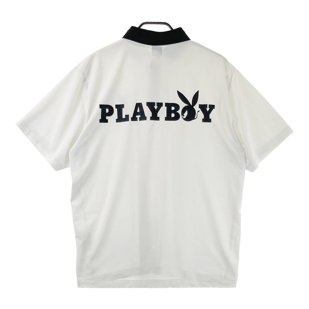 サイズ：3 WAAC ワック ×PLAYBOY 半袖ポロシャツ ホワイト系