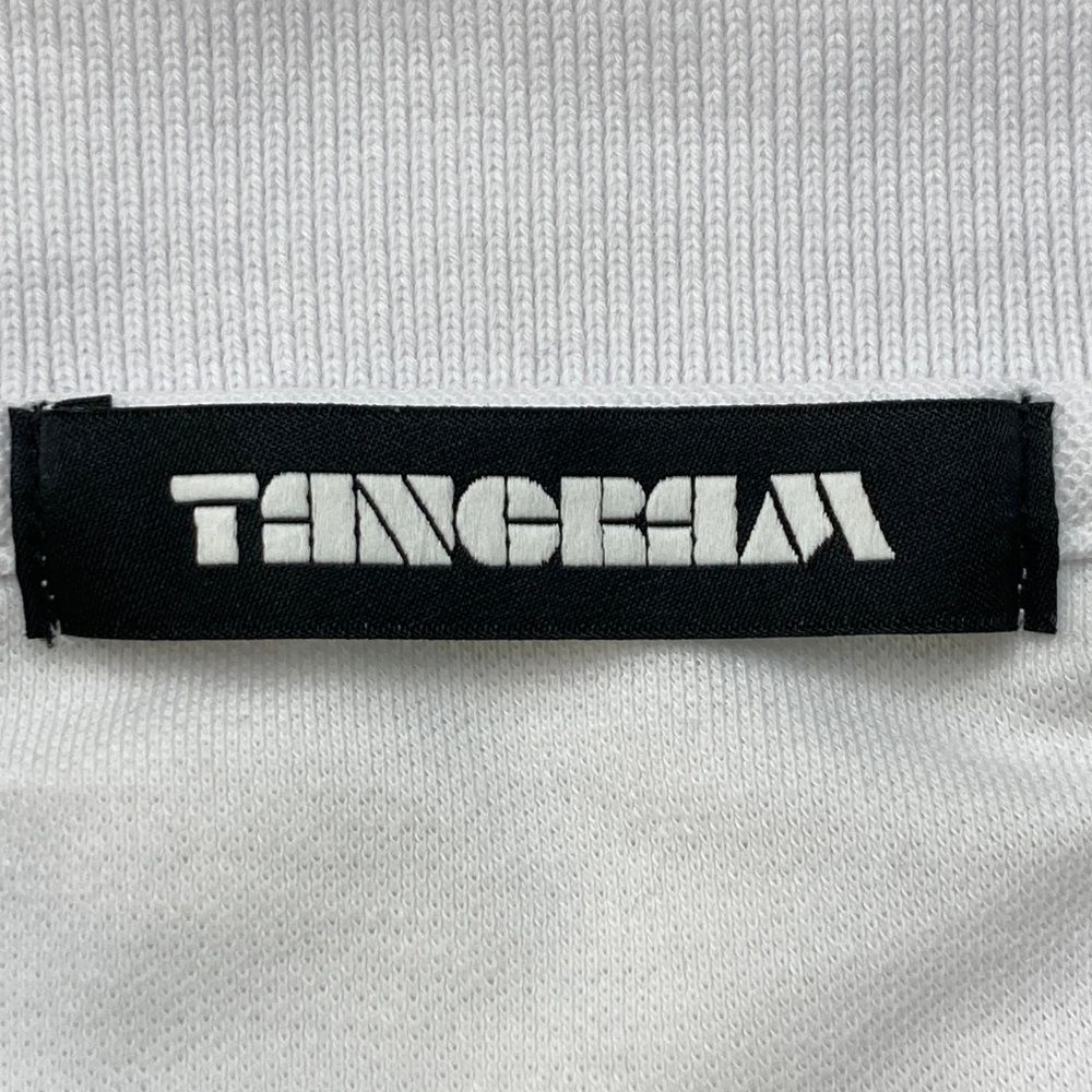 サイズ：M TANGRAM タングラム ×VIOLA&ROSES 半袖ポロシャツ ホワイト