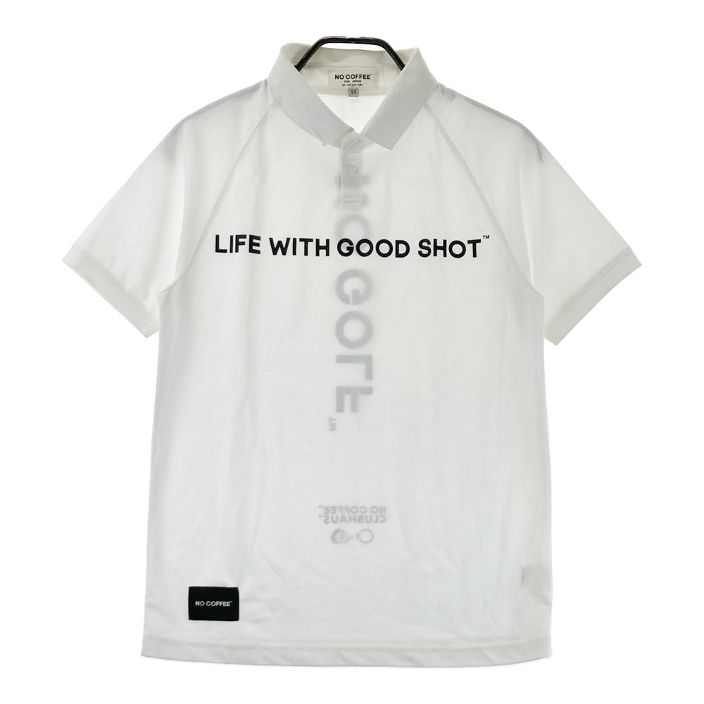 サイズ：XS NO COFFEE ノーコーヒー ×CLUBHAUS 半袖ポロシャツ