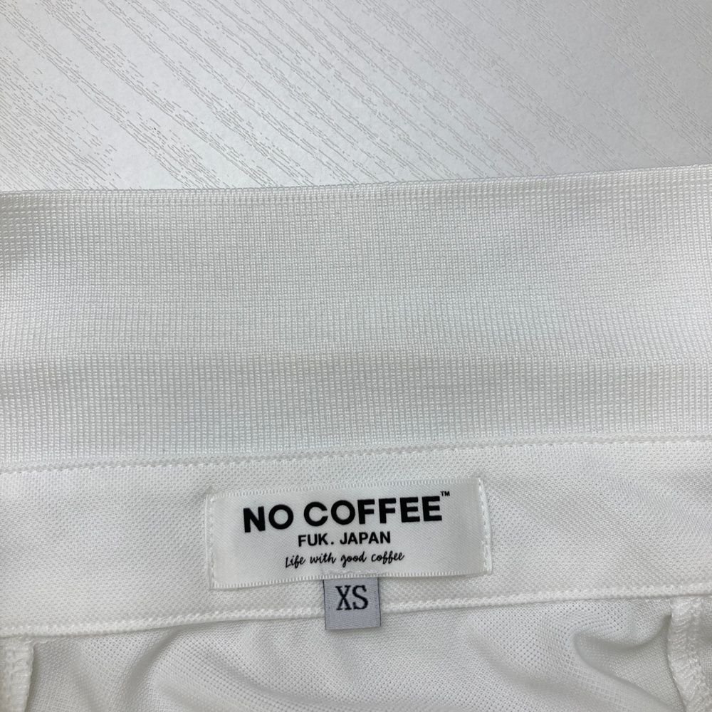 サイズ：XS NO COFFEE ノーコーヒー ×CLUBHAUS 半袖ポロシャツ