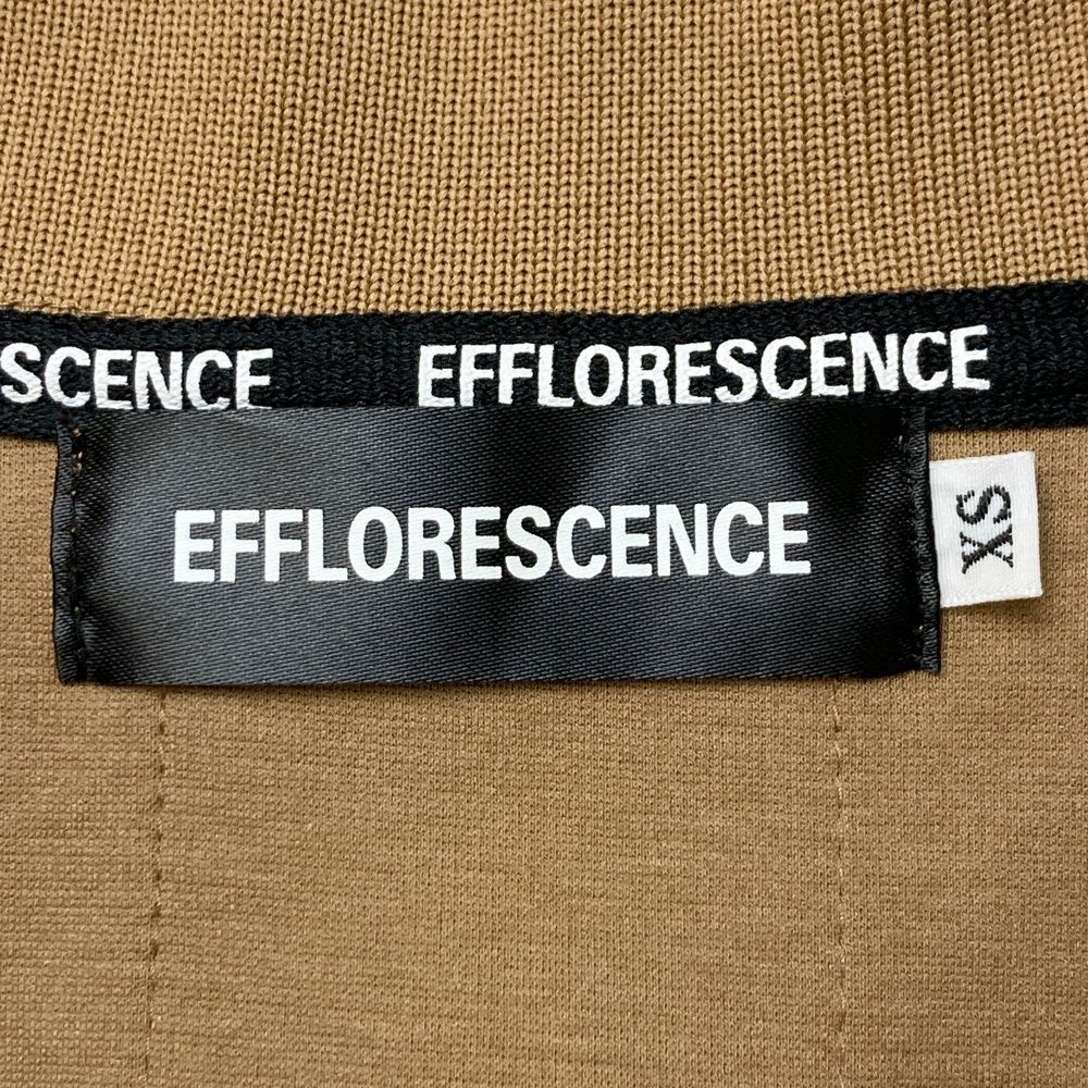 サイズ：XS EFFLORESCENCE エフロレッセンス ロゴ刺繍入り半袖