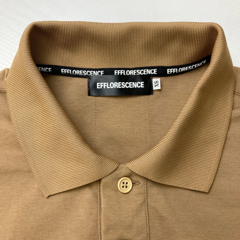 サイズ：XS EFFLORESCENCE エフロレッセンス ロゴ刺繍入り半袖
