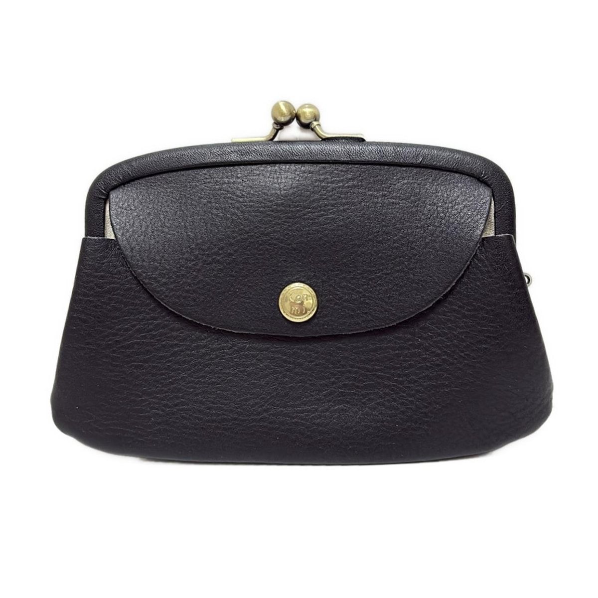 kanmi カンミ コインケース 黒 レザー