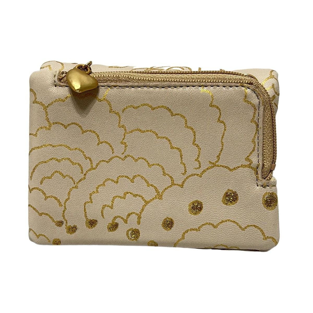 tsumori chisato ゴールド 三つ折り財布 tsumori chisato CARRY(ツモリチサトキャリー) 3つ折り財布美品