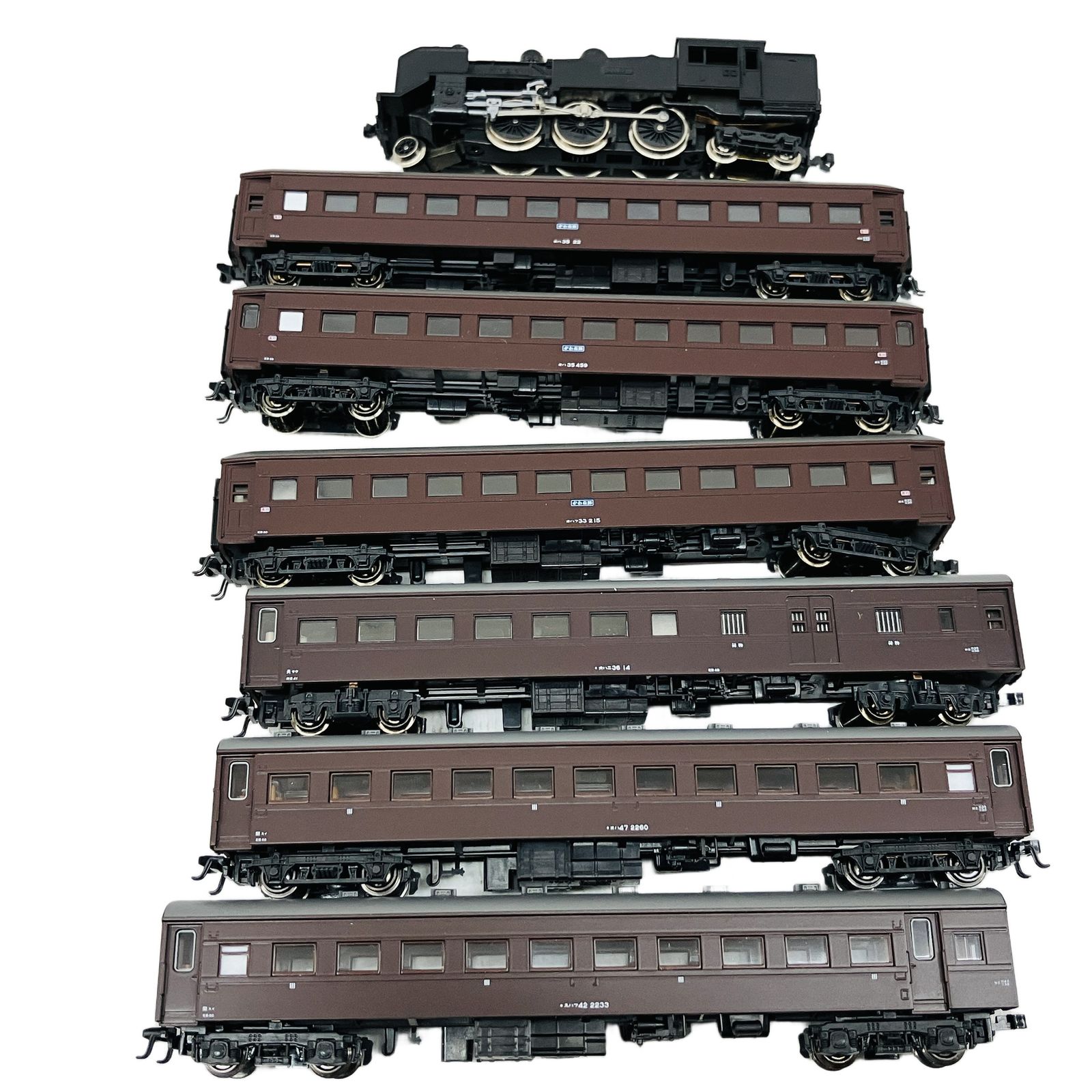 KATO C11 蒸気機関車 客車 6両 計7両 セット 鉄道模型 Nゲージ カトー