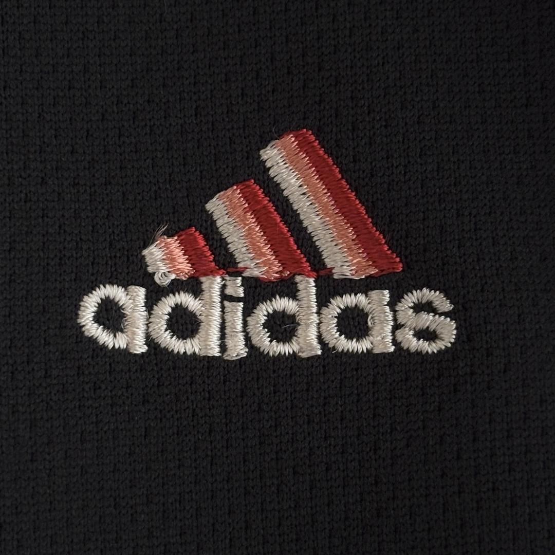 adidas トラックジャケット ジャージ 刺繍 マルチカラーストライプ 万