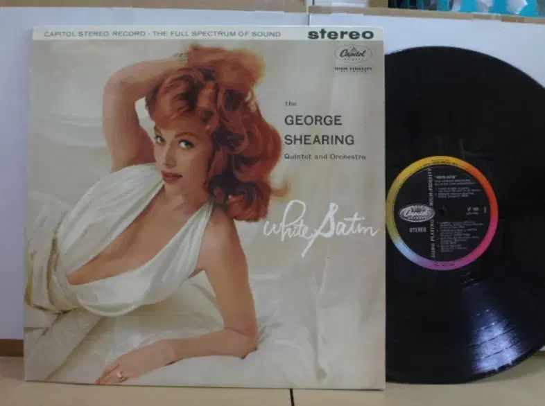 UK LP White Satin ー 1960 年 早い