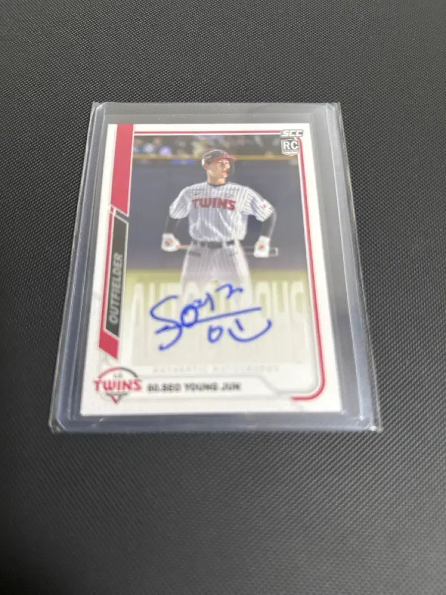 ヨンジュン サイン SCC KBO ソ・ヨンジュン オート センセーション LGツインズ サイン入り