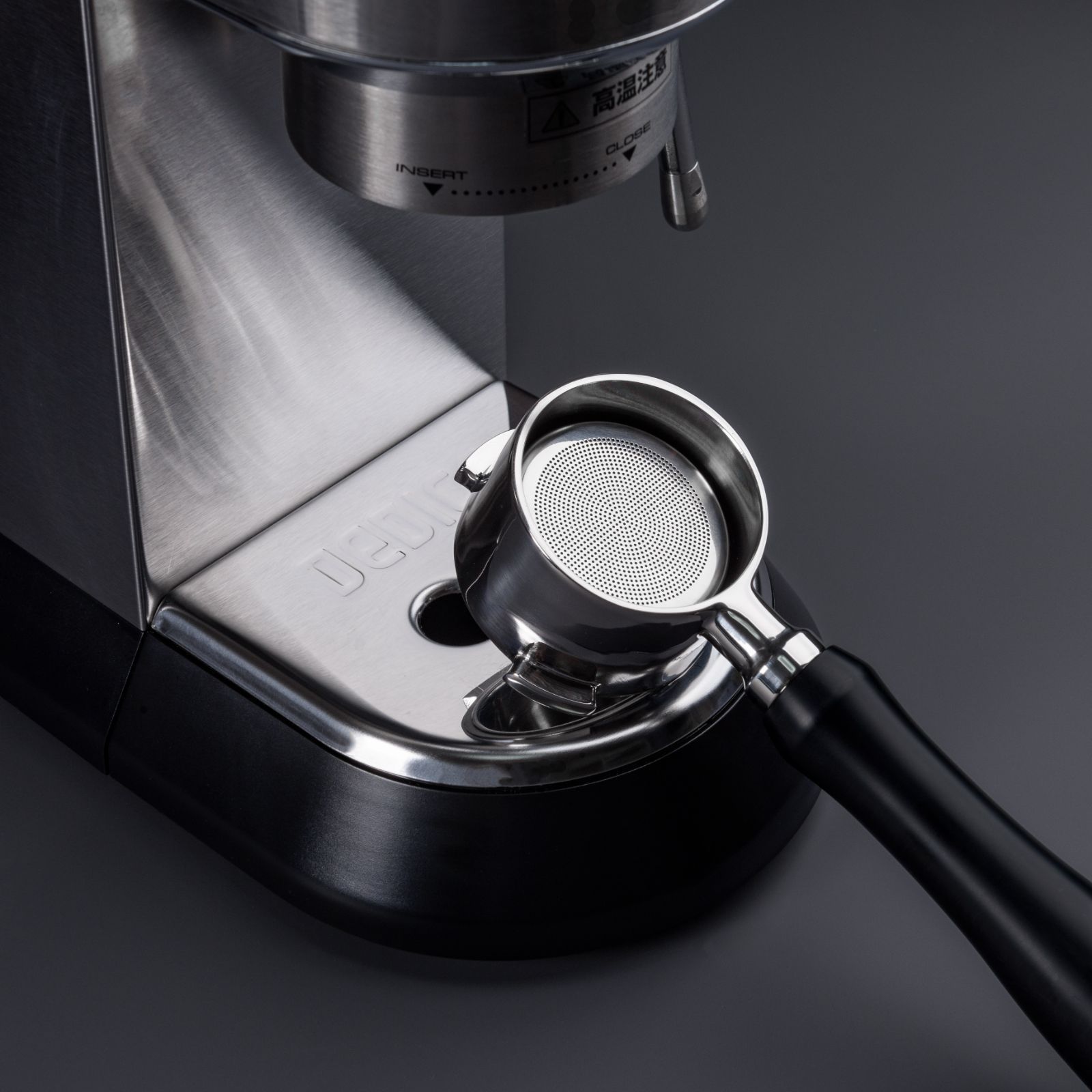 デロンギ スティローザ タンバー フィルターホルダー カップ受け 水タンク デロンギコーヒーマシン51mm用ボトムレスポルタフィルター : STK