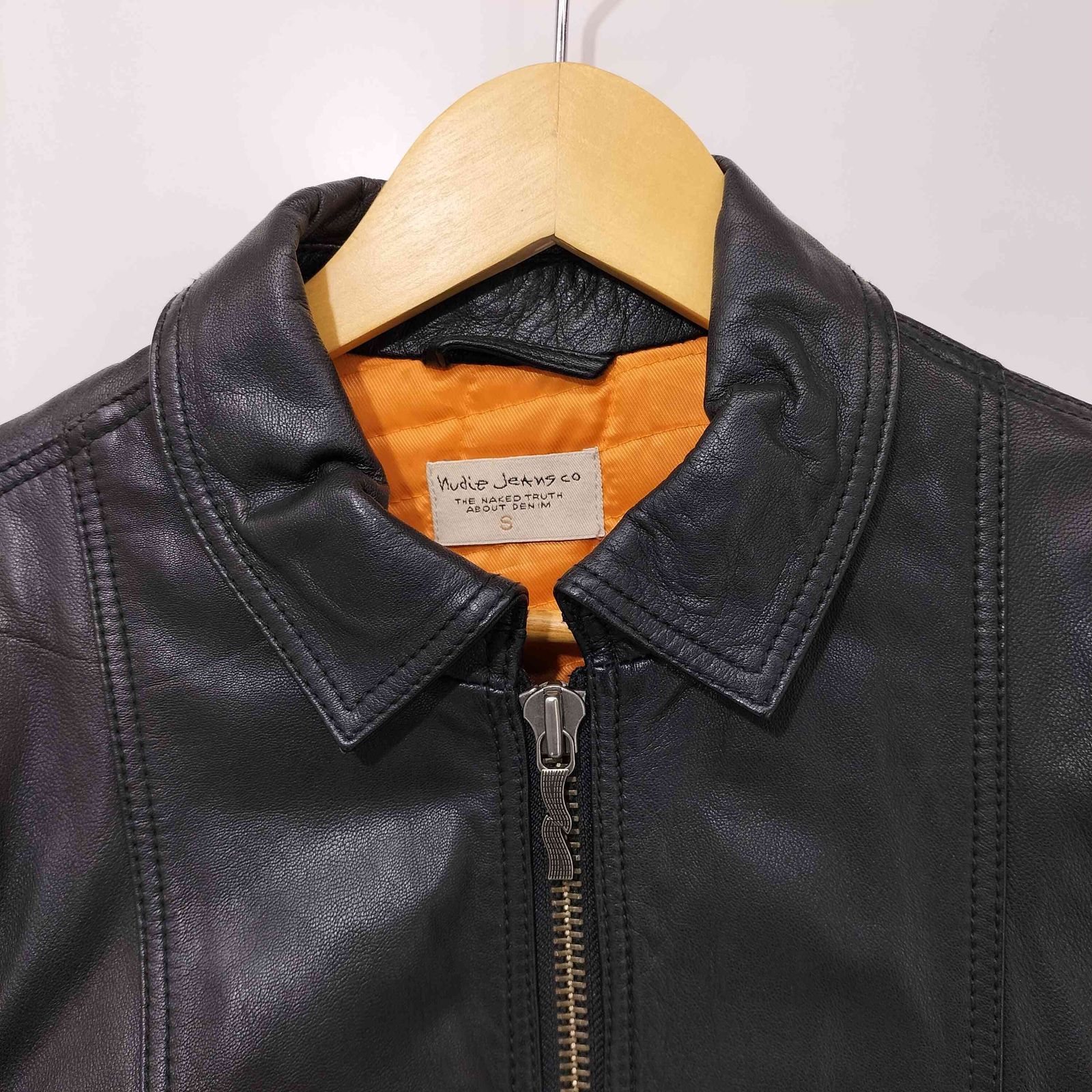 ヌーディージーンズ Nudie Jeans Jonny Leather Jacket ゴートナッパ