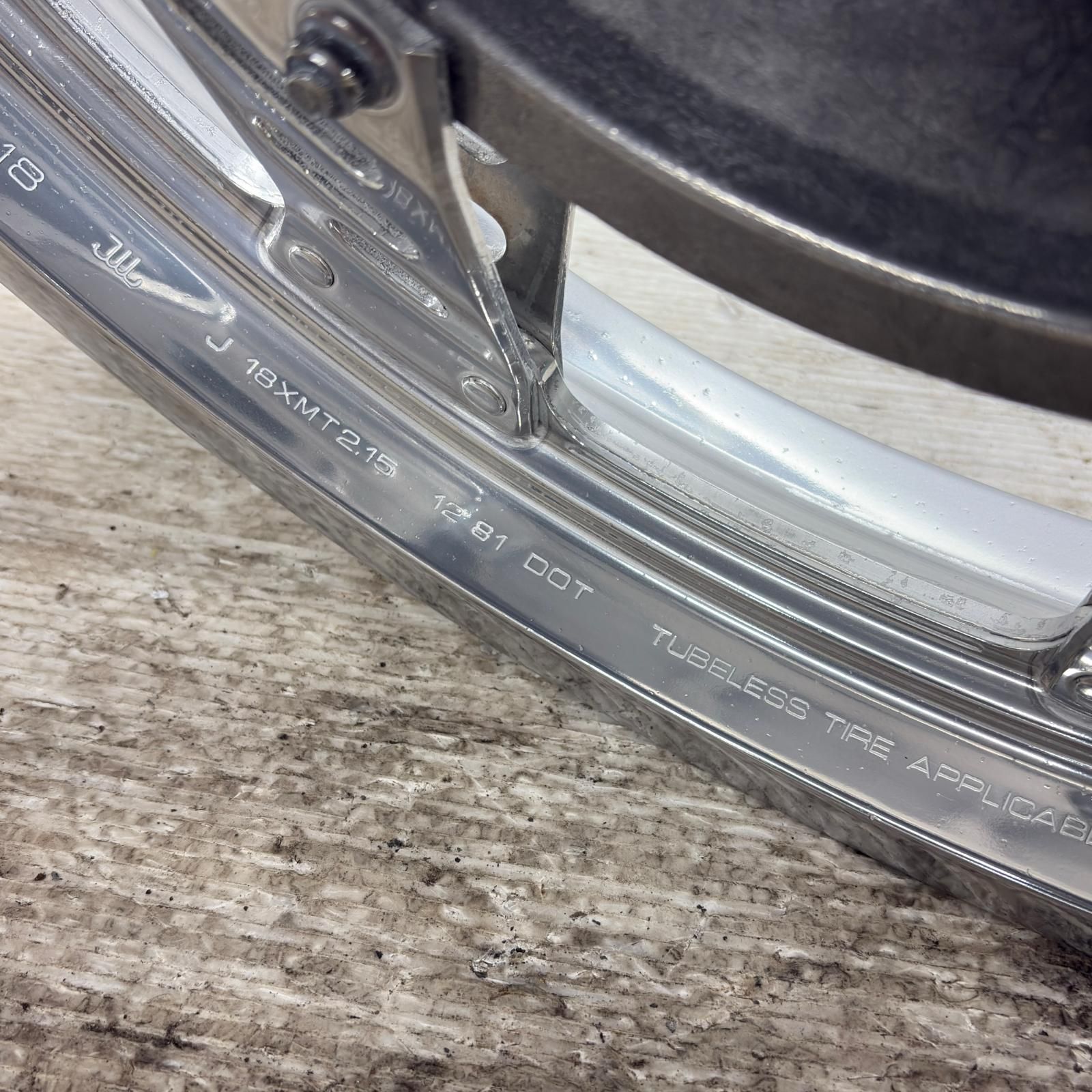 HONDA CBX400F リアホイール バレル研磨仕上げ ホンダ - メルカリ