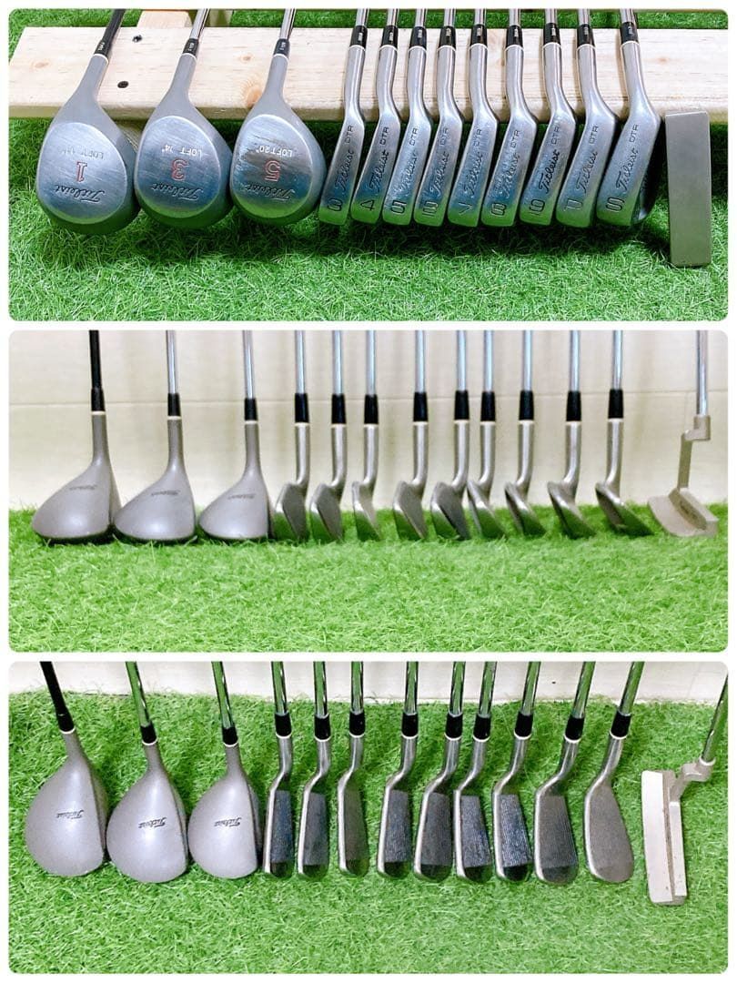 M3 タイトリスト 初心者オススメ ゴルフクラブセット メンズ 13本