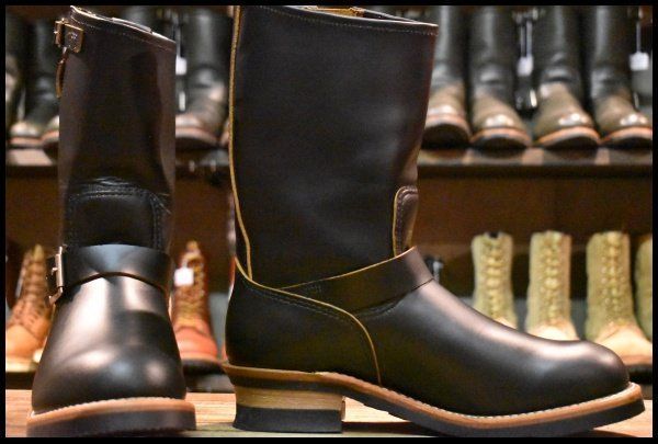 8 5 D 25年 レッドウィング 2966 ブラック クローンダイク エンジニア 茶芯 黒 ブーツ redwing 9268 FJ 242