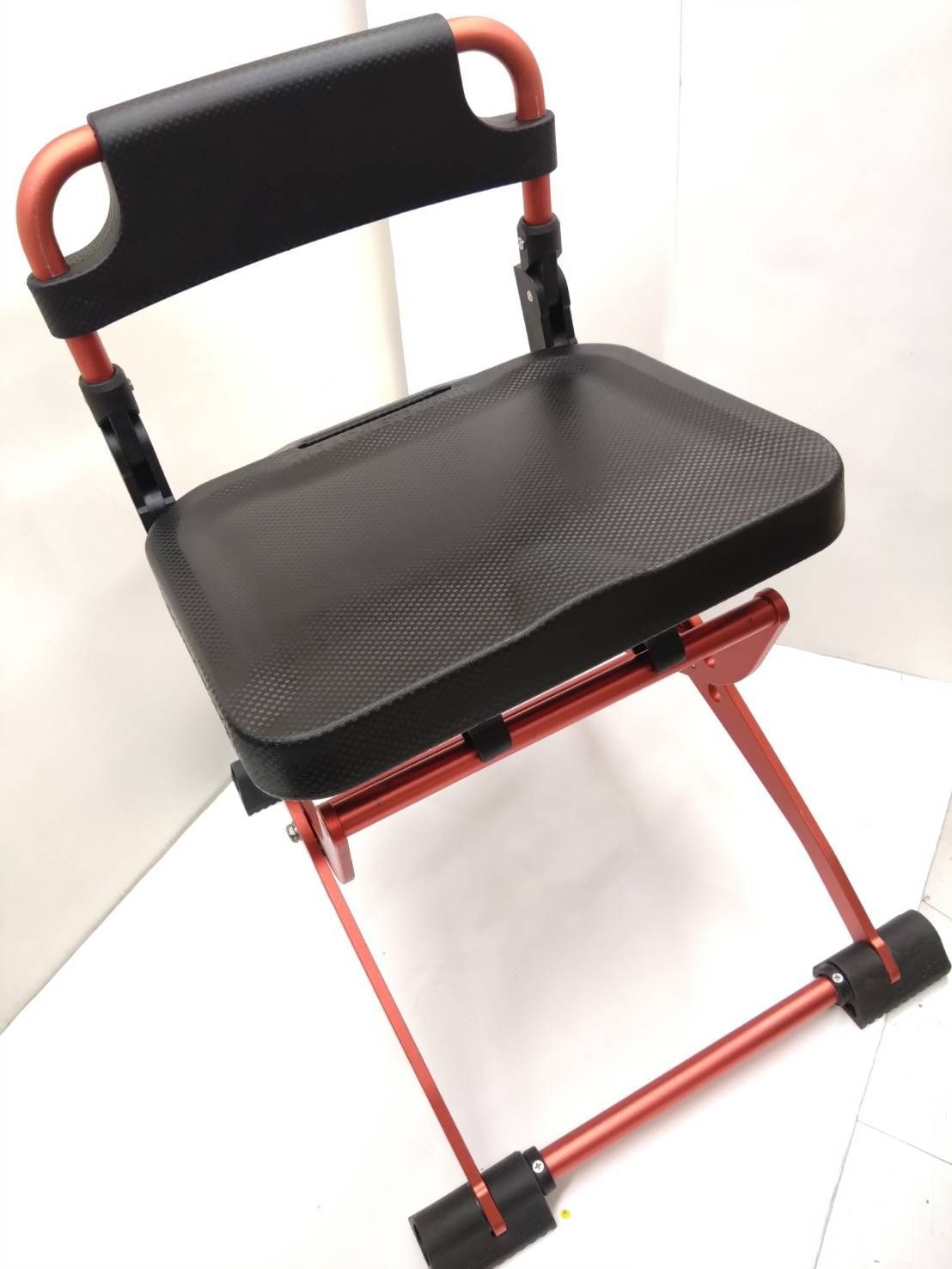 黒鯛工房 カセ筏師 THEアスリート イカダチェアー TYPE-Ⅰレッド イカダ チヌ 防水 バック付き 03