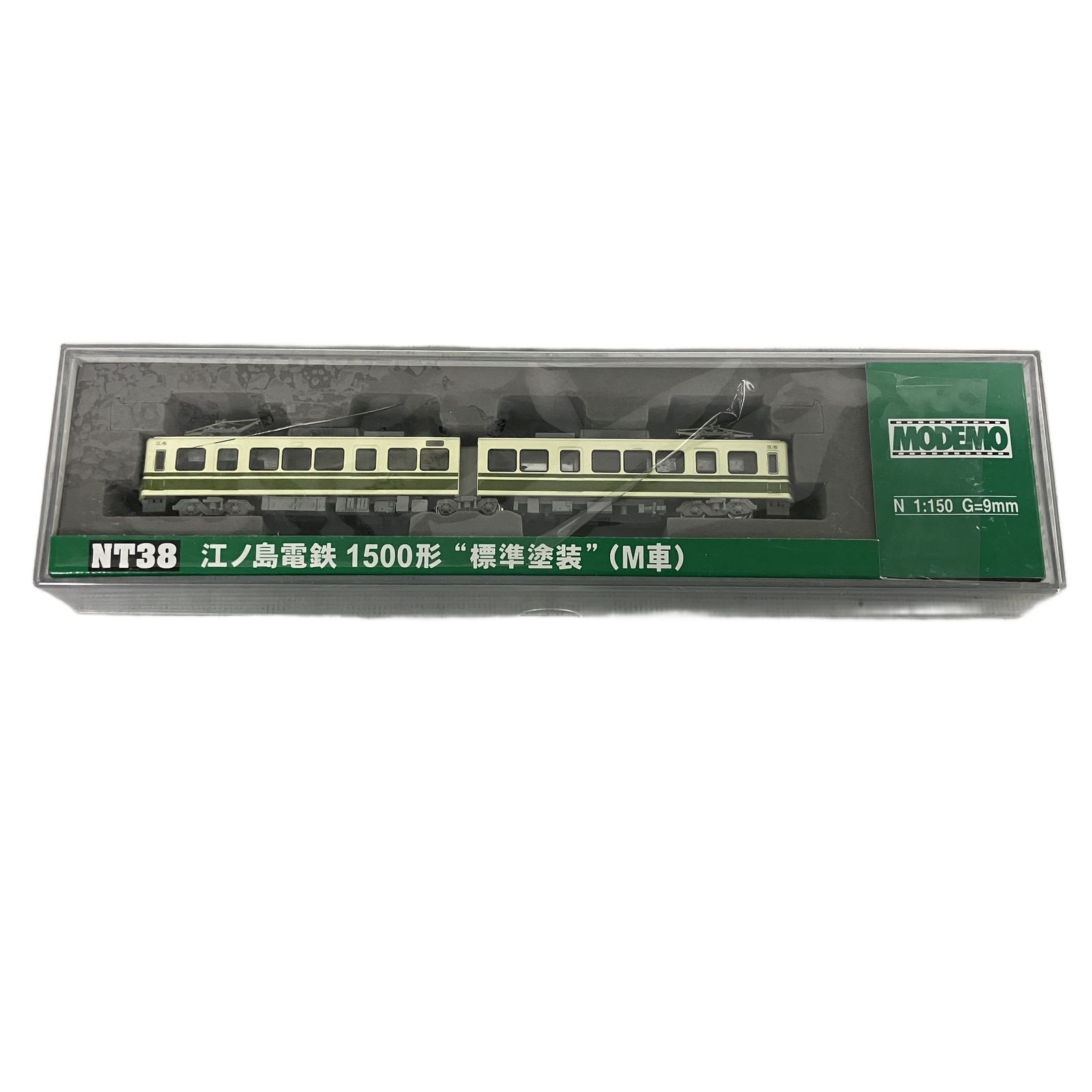 MODEMO NT38 江ノ島電鉄 1500形 標準塗装 M車 Nゲージ 鉄道模型 中古