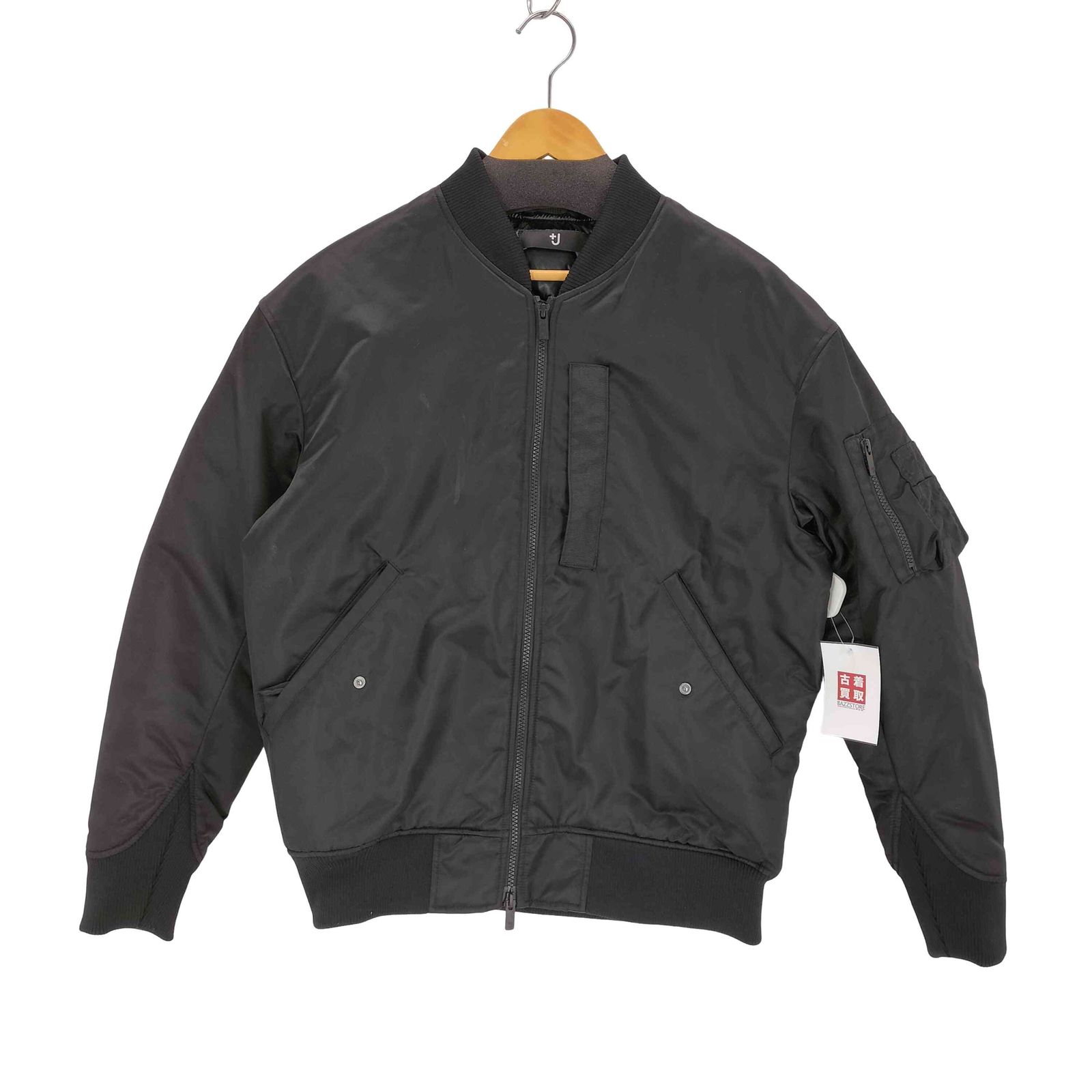 新品】ユニクロ(UNIQLO)＋JハイブリッドダウンオーバーサイズMA-1