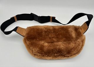 JIMMY CHOO ジミーチュウ ファーボディバッグ ロゴウエストバッグ